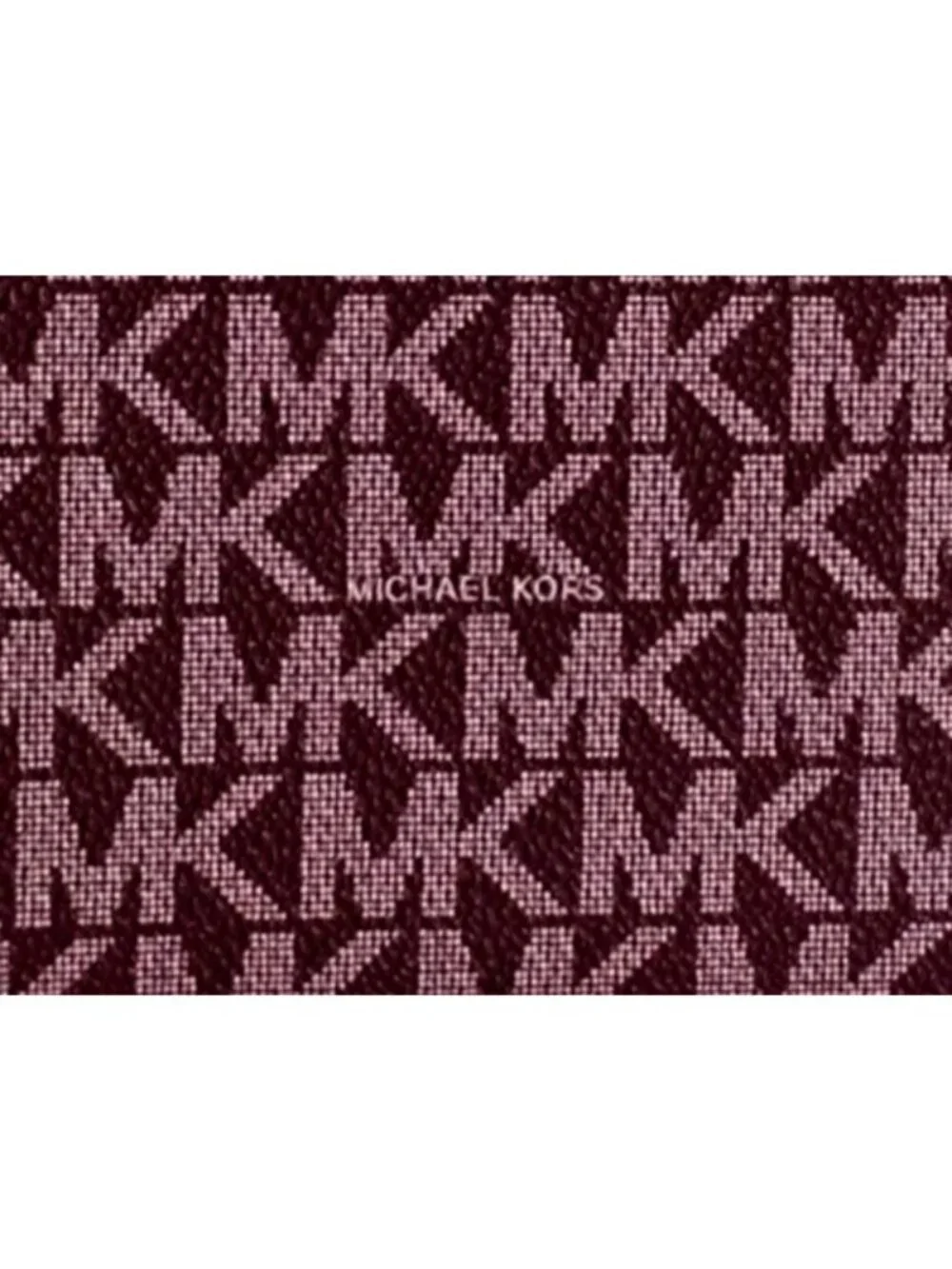 Michael Kors Jet Set Travel Large Zip Wallet Leather Plum Gold Designer New